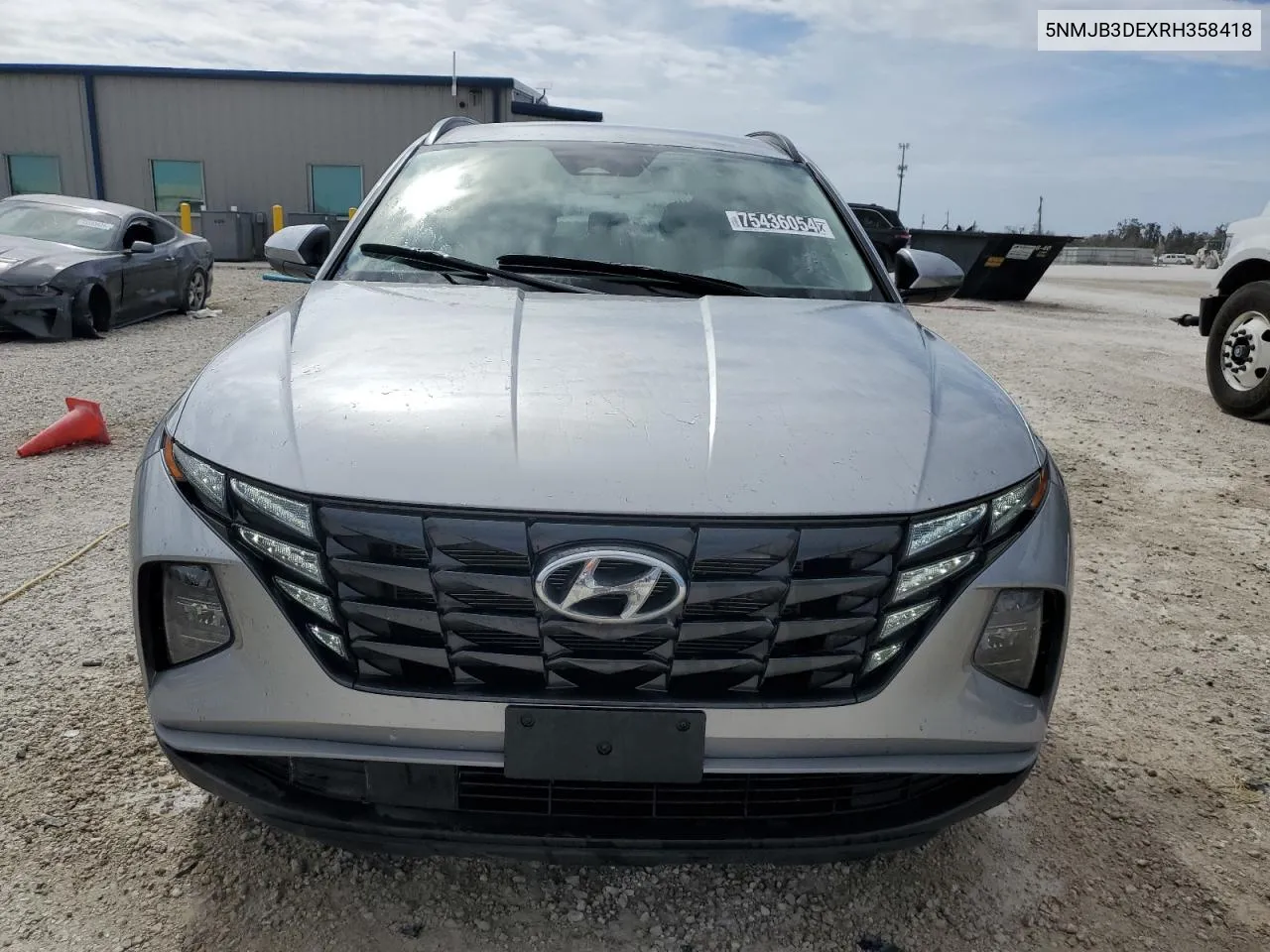 2024 Hyundai Tucson Sel VIN: 5NMJB3DEXRH358418 Lot: 75436054