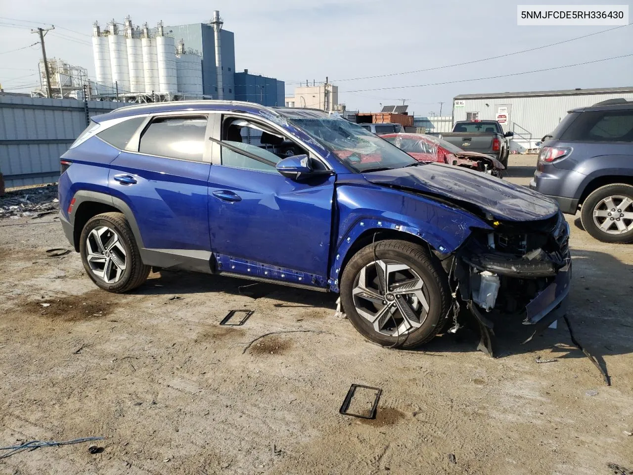 2024 Hyundai Tucson Sel VIN: 5NMJFCDE5RH336430 Lot: 75589464