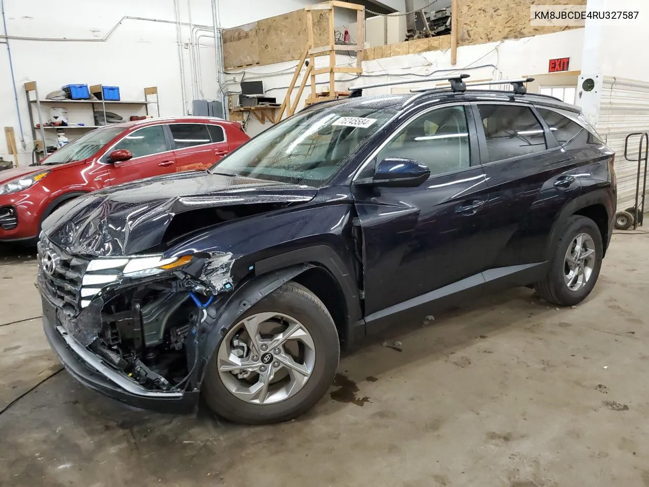 2024 Hyundai Tucson Sel VIN: KM8JBCDE4RU327587 Lot: 76245584