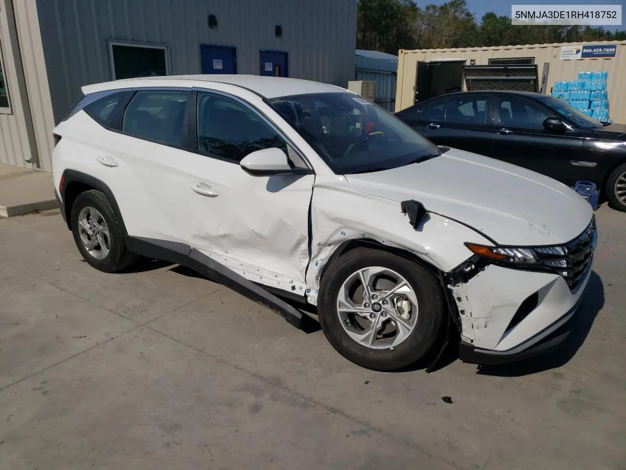 2024 Hyundai Tucson Se VIN: 5NMJA3DE1RH418752 Lot: 76366124