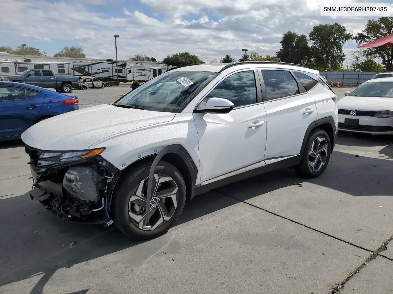 2024 Hyundai Tucson Sel VIN: 5NMJF3DE6RH307485 Lot: 76595864