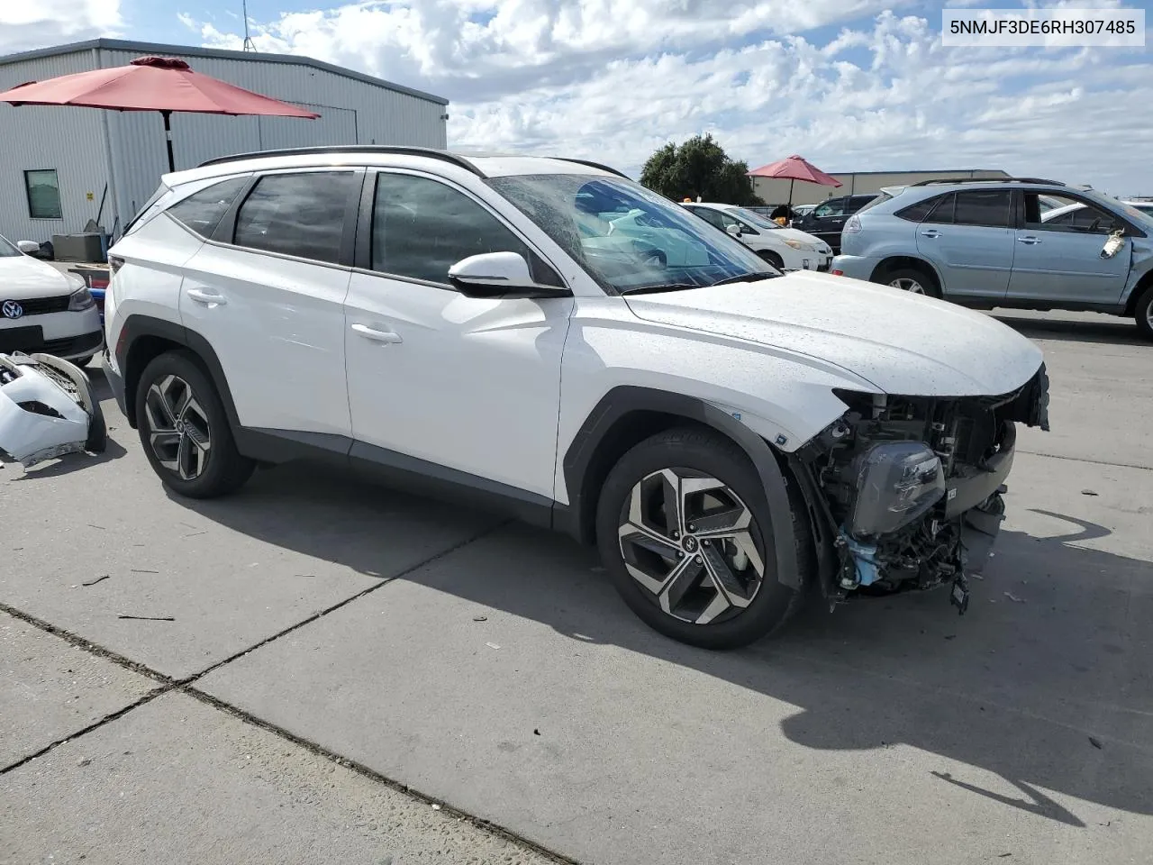 2024 Hyundai Tucson Sel VIN: 5NMJF3DE6RH307485 Lot: 76595864