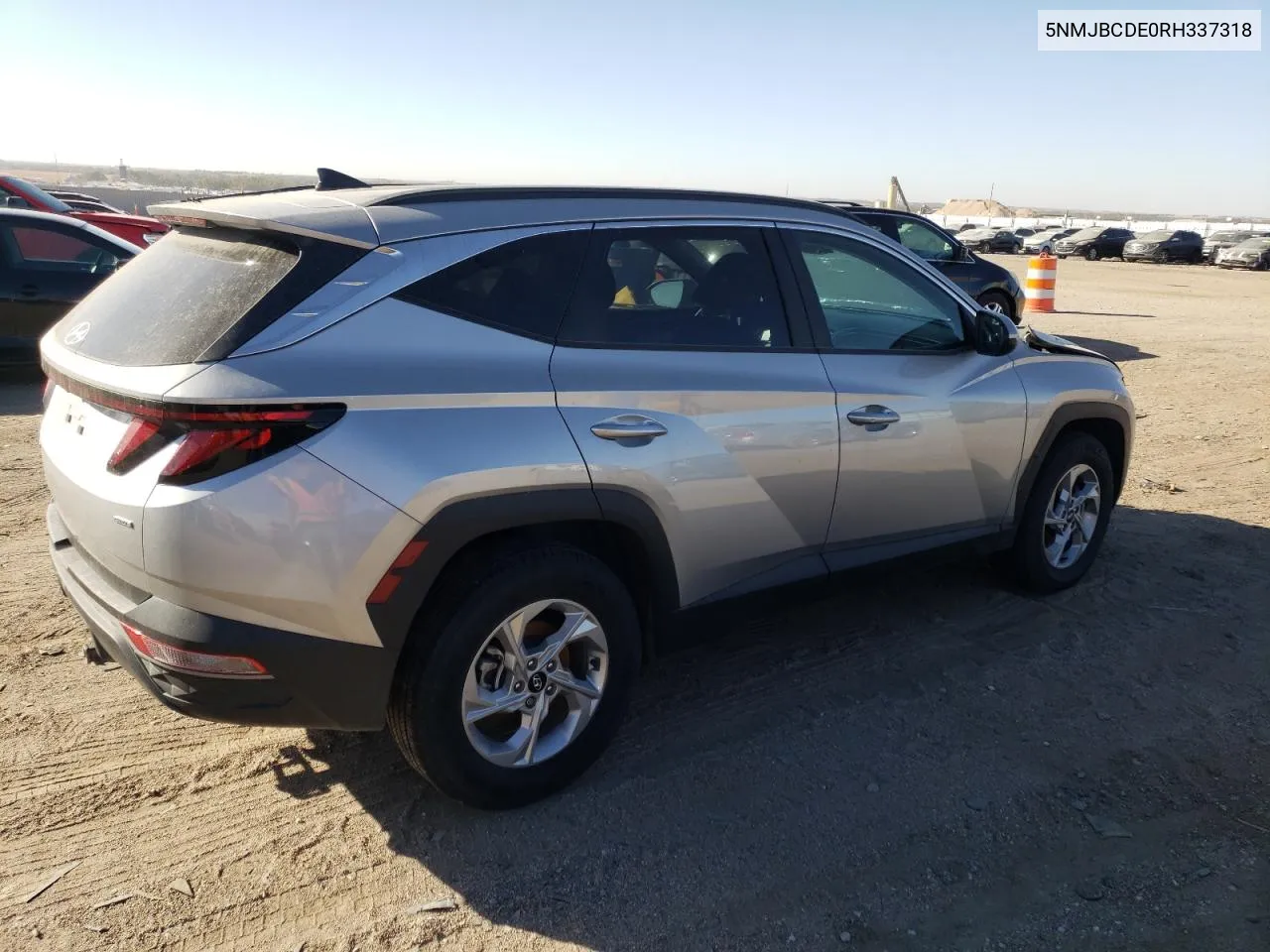 2024 Hyundai Tucson Sel VIN: 5NMJBCDE0RH337318 Lot: 76704604