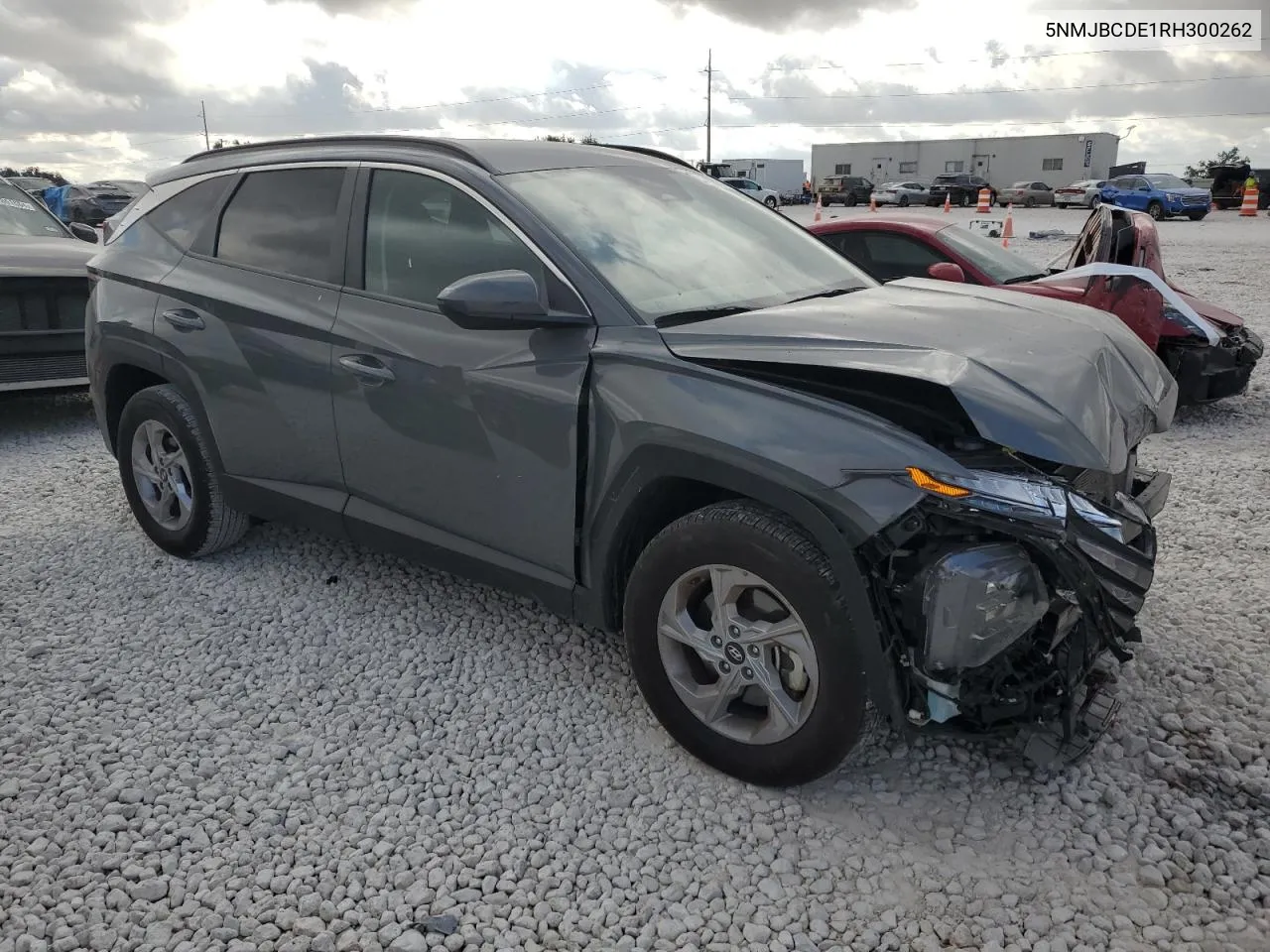 2024 Hyundai Tucson Sel VIN: 5NMJBCDE1RH300262 Lot: 77901584