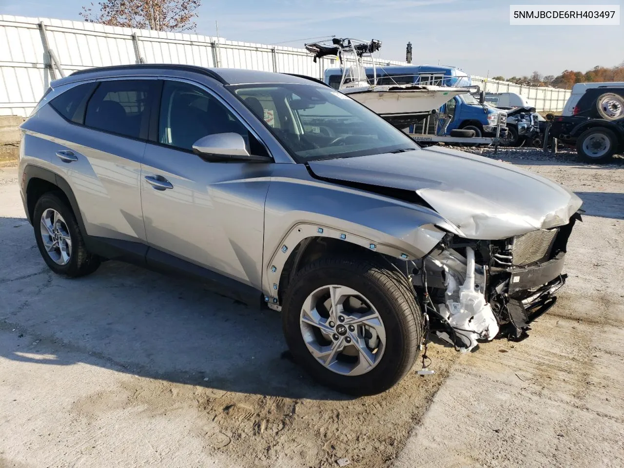 2024 Hyundai Tucson Sel VIN: 5NMJBCDE6RH403497 Lot: 78179274