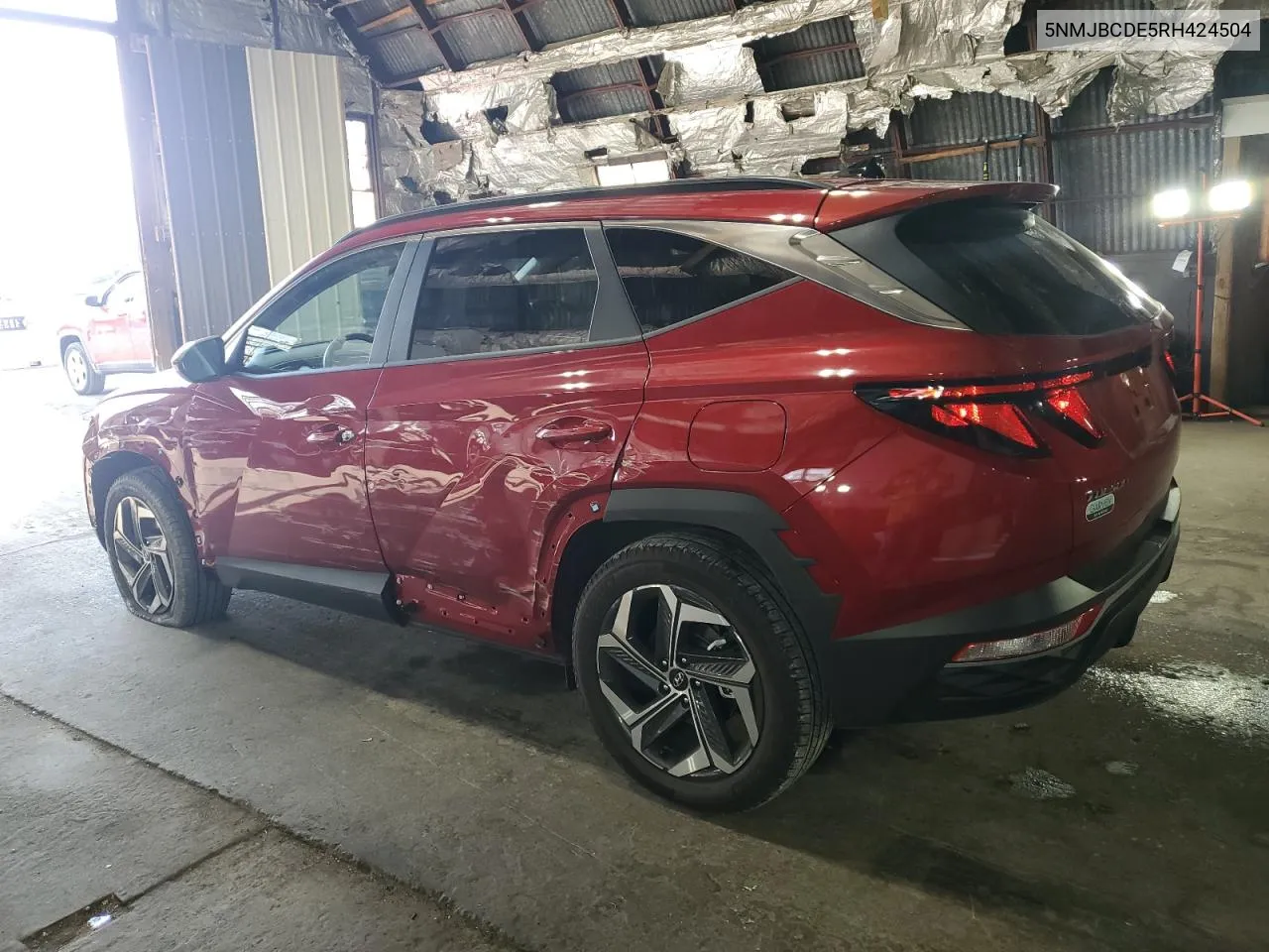 2024 Hyundai Tucson Sel VIN: 5NMJBCDE5RH424504 Lot: 78245064