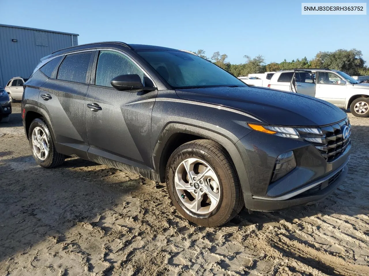 2024 Hyundai Tucson Sel VIN: 5NMJB3DE3RH363752 Lot: 78513884