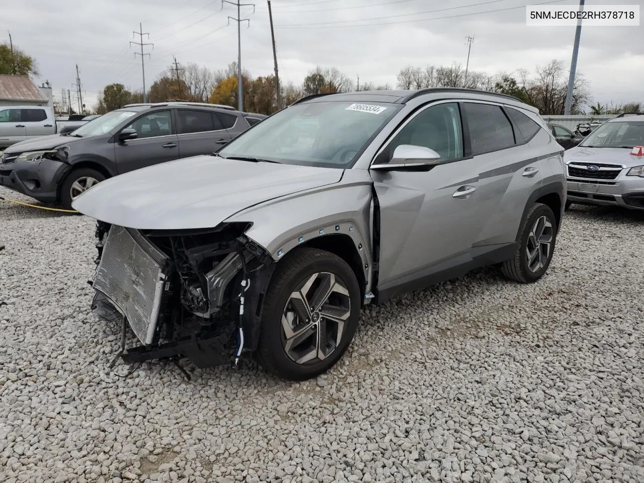 2024 Hyundai Tucson Limited VIN: 5NMJECDE2RH378718 Lot: 78605534