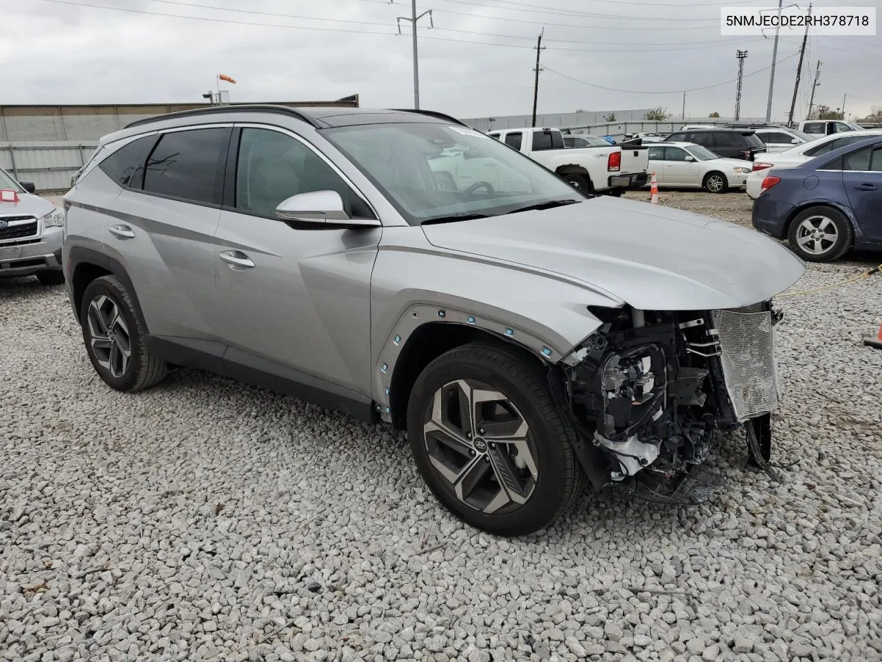 2024 Hyundai Tucson Limited VIN: 5NMJECDE2RH378718 Lot: 78605534