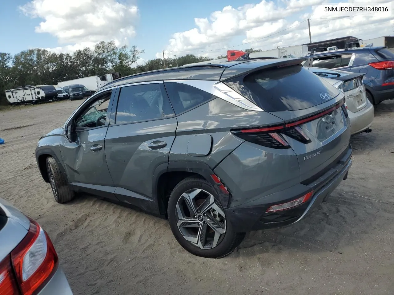 2024 Hyundai Tucson Limited VIN: 5NMJECDE7RH348016 Lot: 80497704