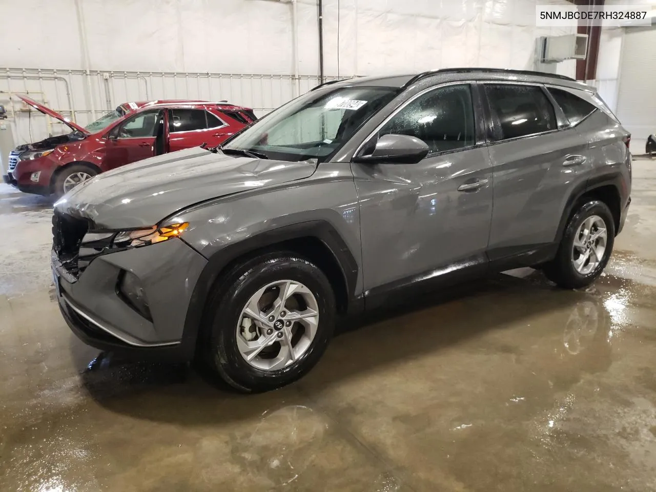 2024 Hyundai Tucson Sel VIN: 5NMJBCDE7RH324887 Lot: 80970094