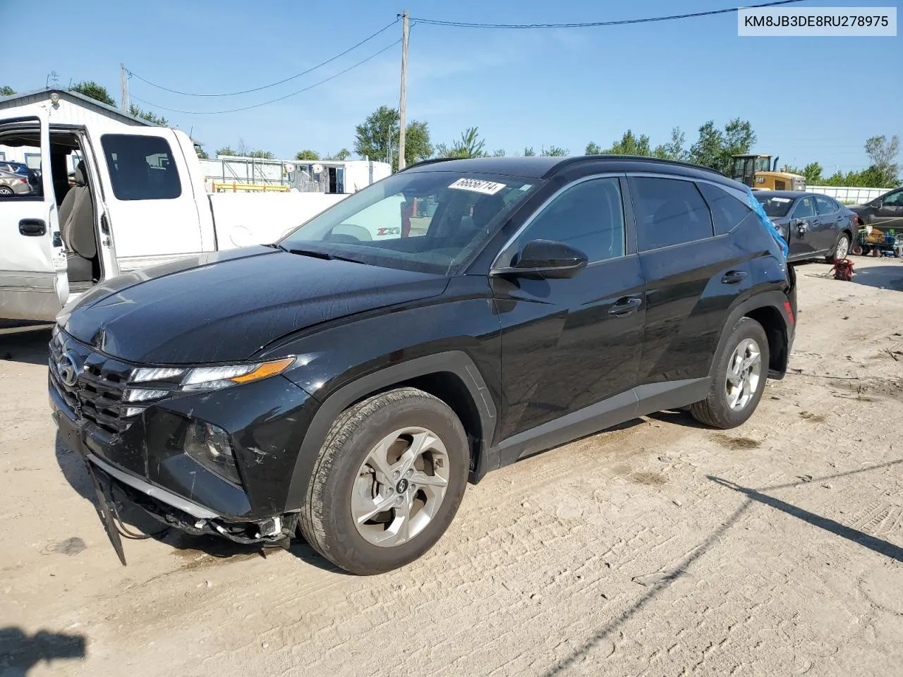 2024 Hyundai Tucson Sel VIN: KM8JB3DE8RU278975 Lot: 81700984