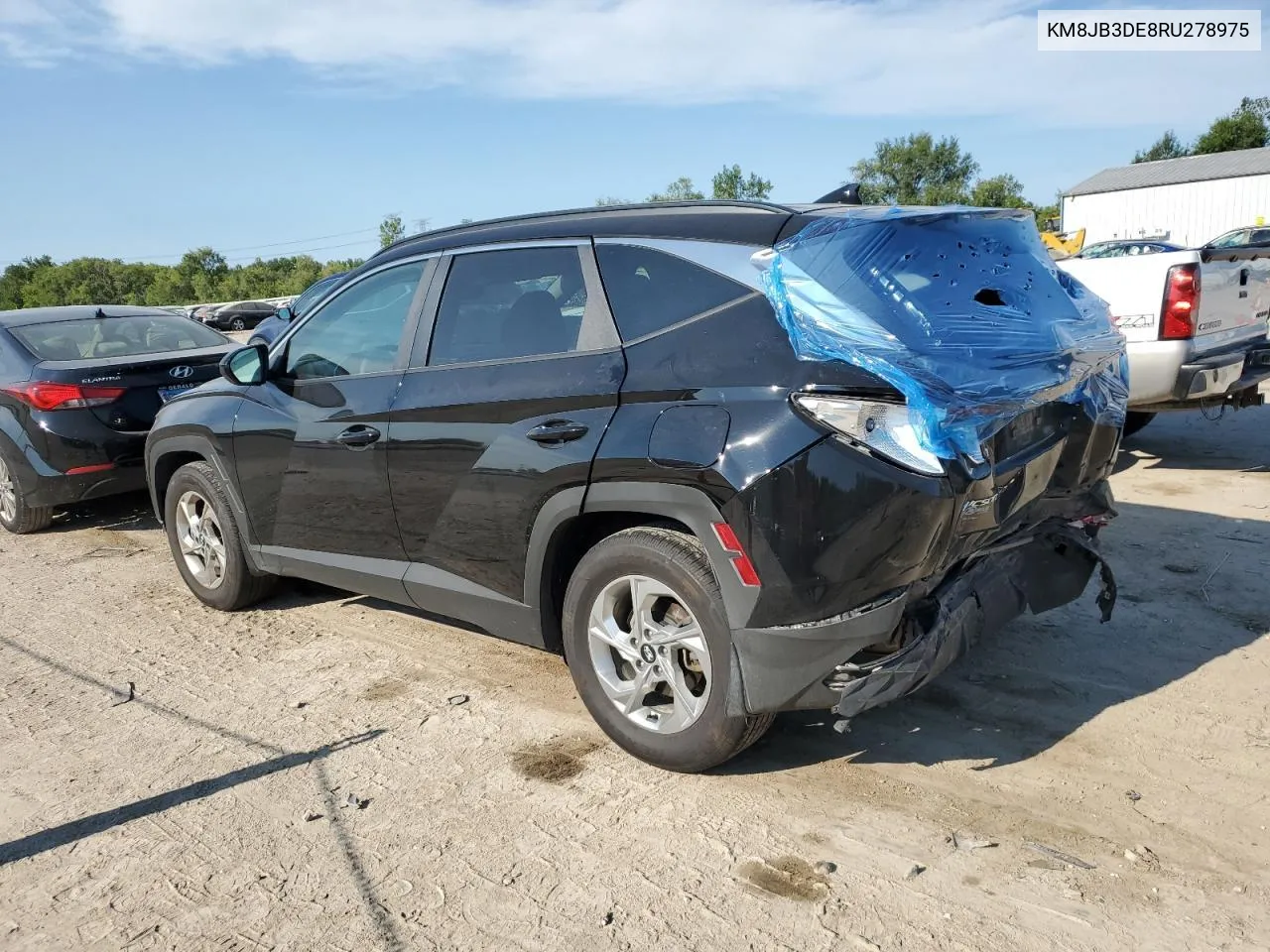 2024 Hyundai Tucson Sel VIN: KM8JB3DE8RU278975 Lot: 81700984