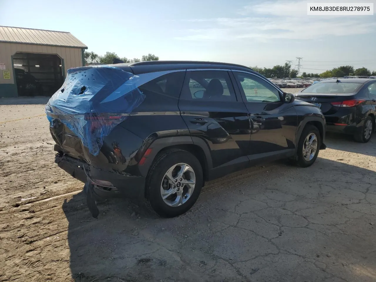 2024 Hyundai Tucson Sel VIN: KM8JB3DE8RU278975 Lot: 81700984