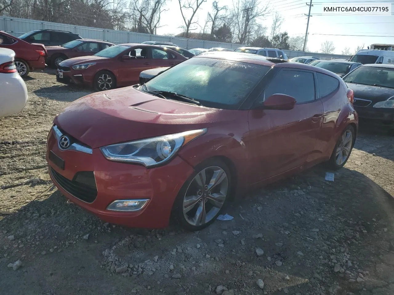 KMHTC6AD4CU077195 2012 Hyundai Veloster