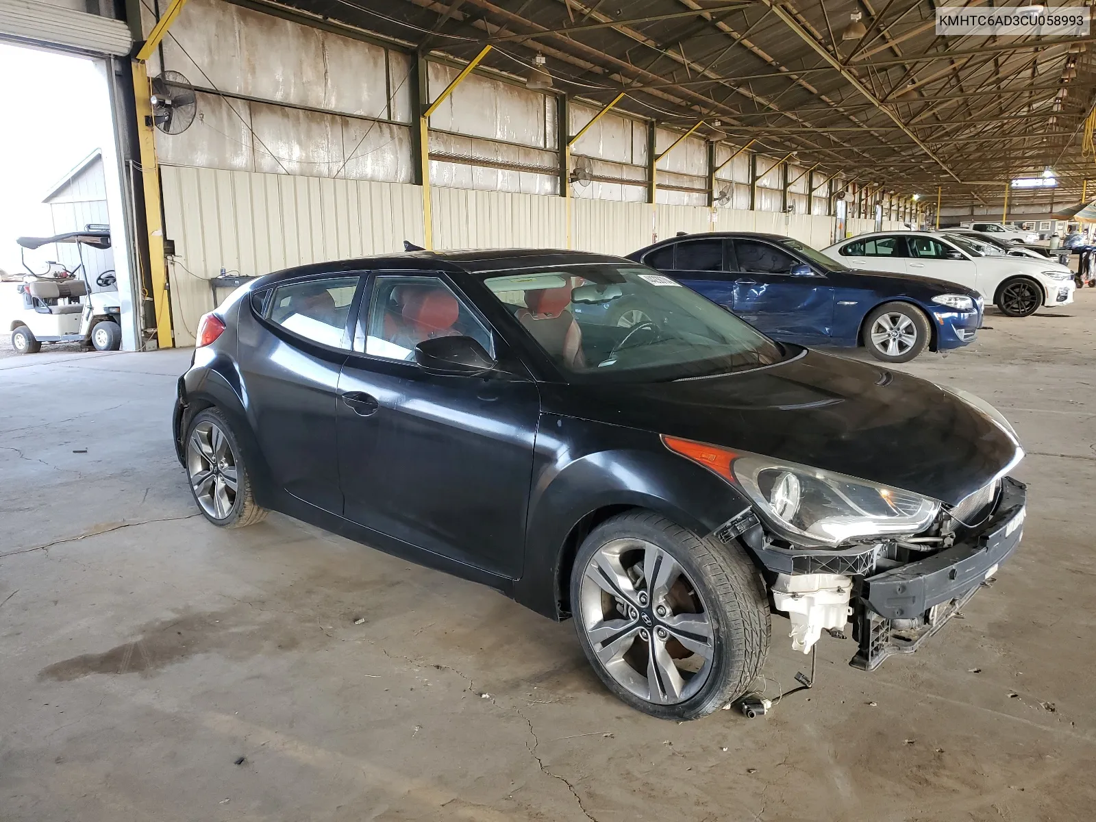 KMHTC6AD3CU058993 2012 Hyundai Veloster