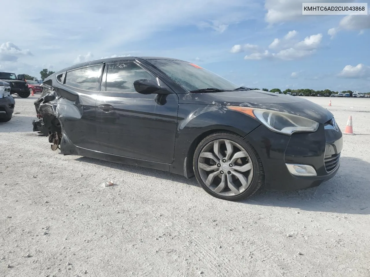 2012 Hyundai Veloster VIN: KMHTC6AD2CU043868 Lot: 45373864