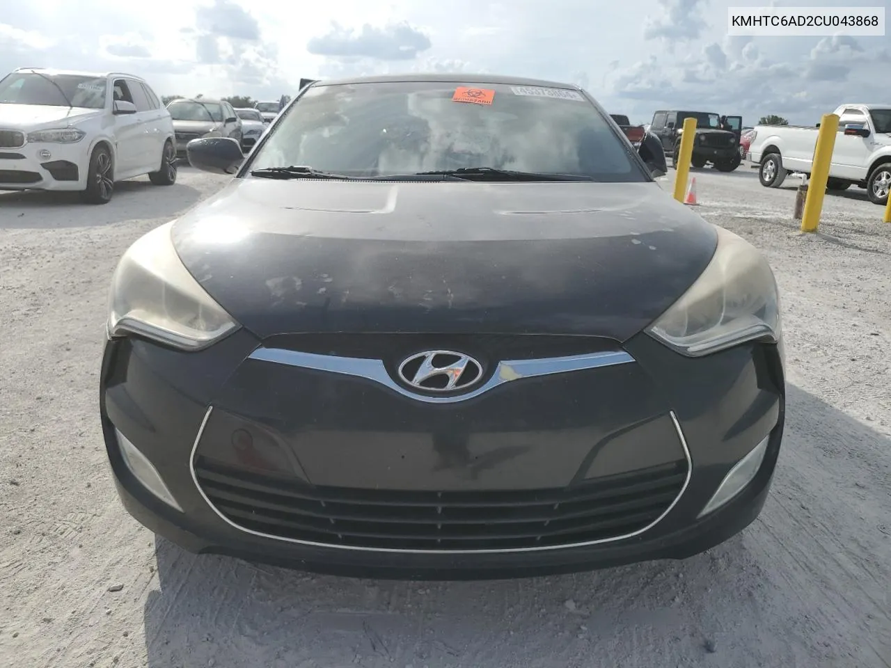 2012 Hyundai Veloster VIN: KMHTC6AD2CU043868 Lot: 45373864