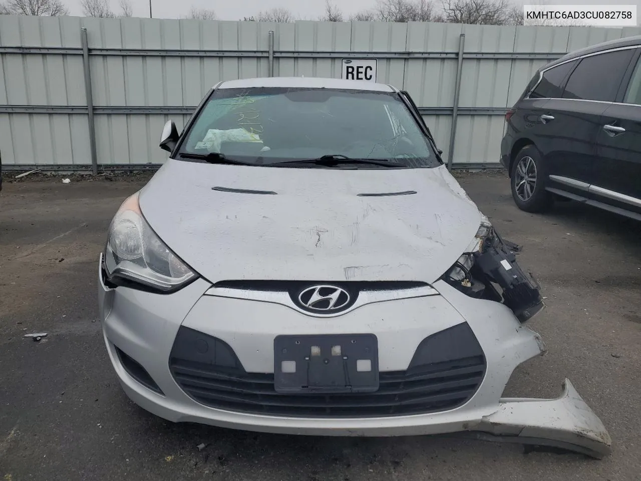 2012 Hyundai Veloster VIN: KMHTC6AD3CU082758 Lot: 49712434