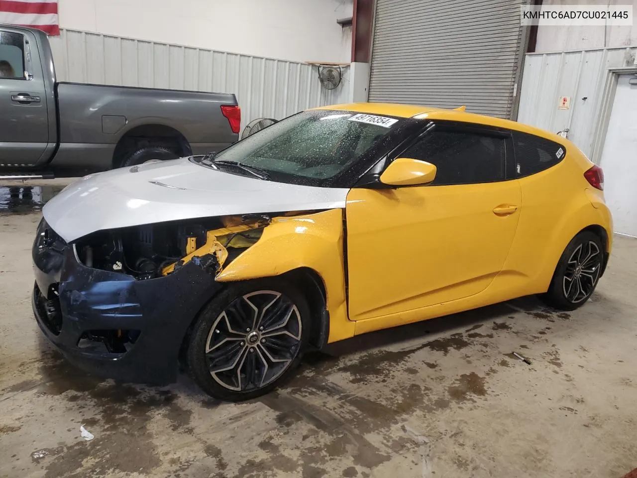 KMHTC6AD7CU021445 2012 Hyundai Veloster