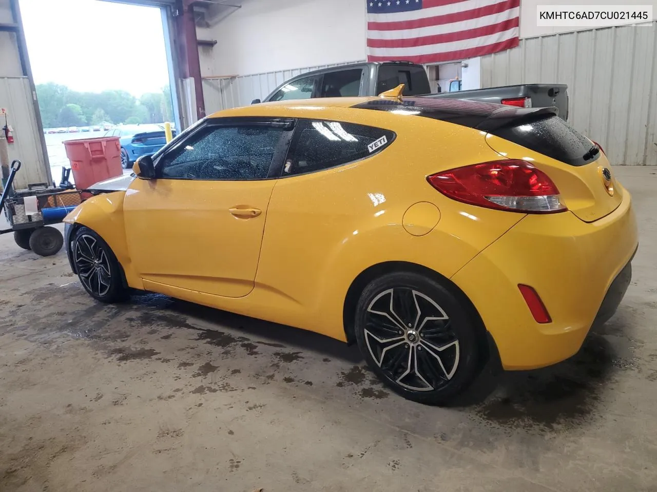 2012 Hyundai Veloster VIN: KMHTC6AD7CU021445 Lot: 49716354