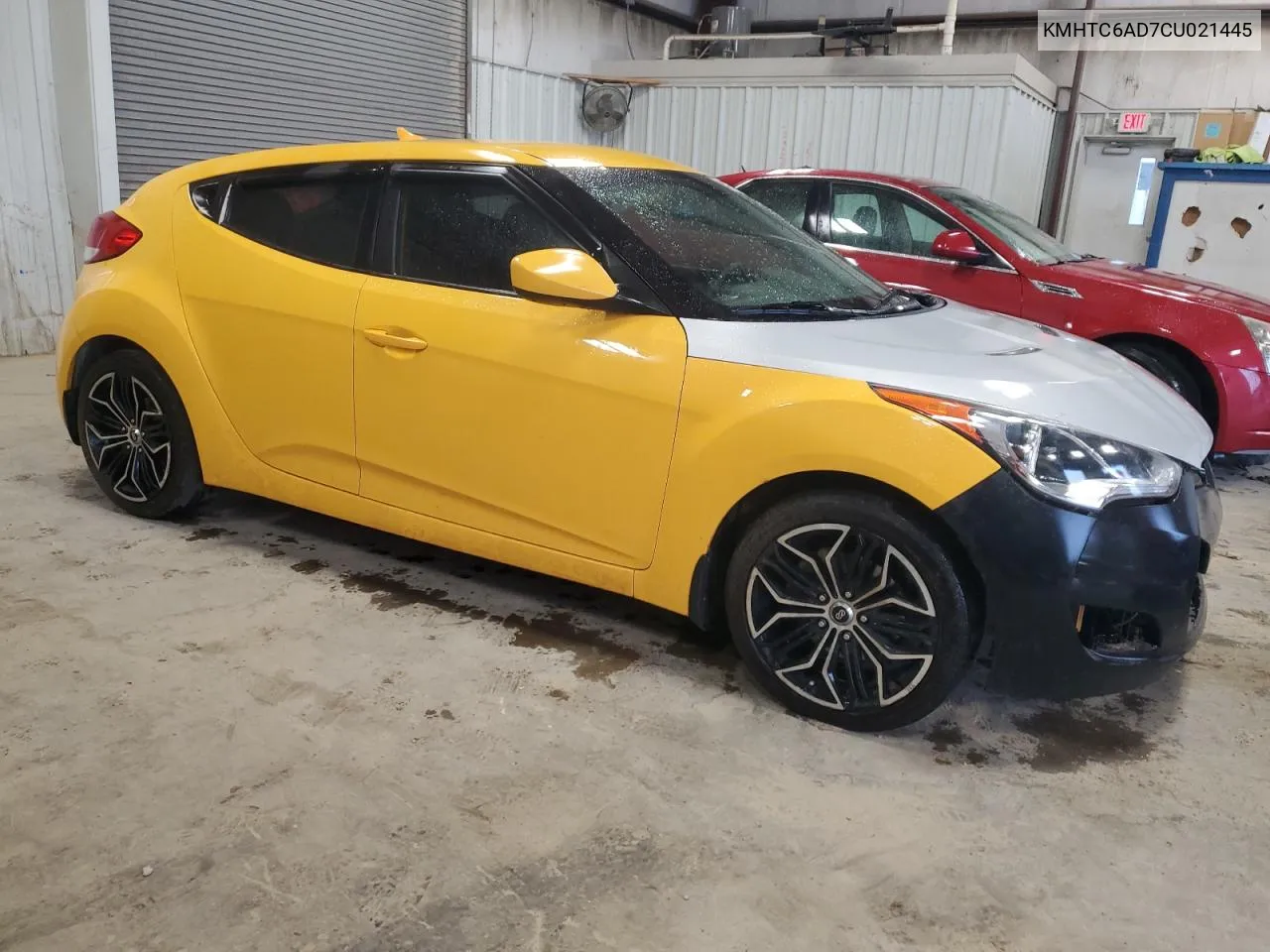 2012 Hyundai Veloster VIN: KMHTC6AD7CU021445 Lot: 49716354