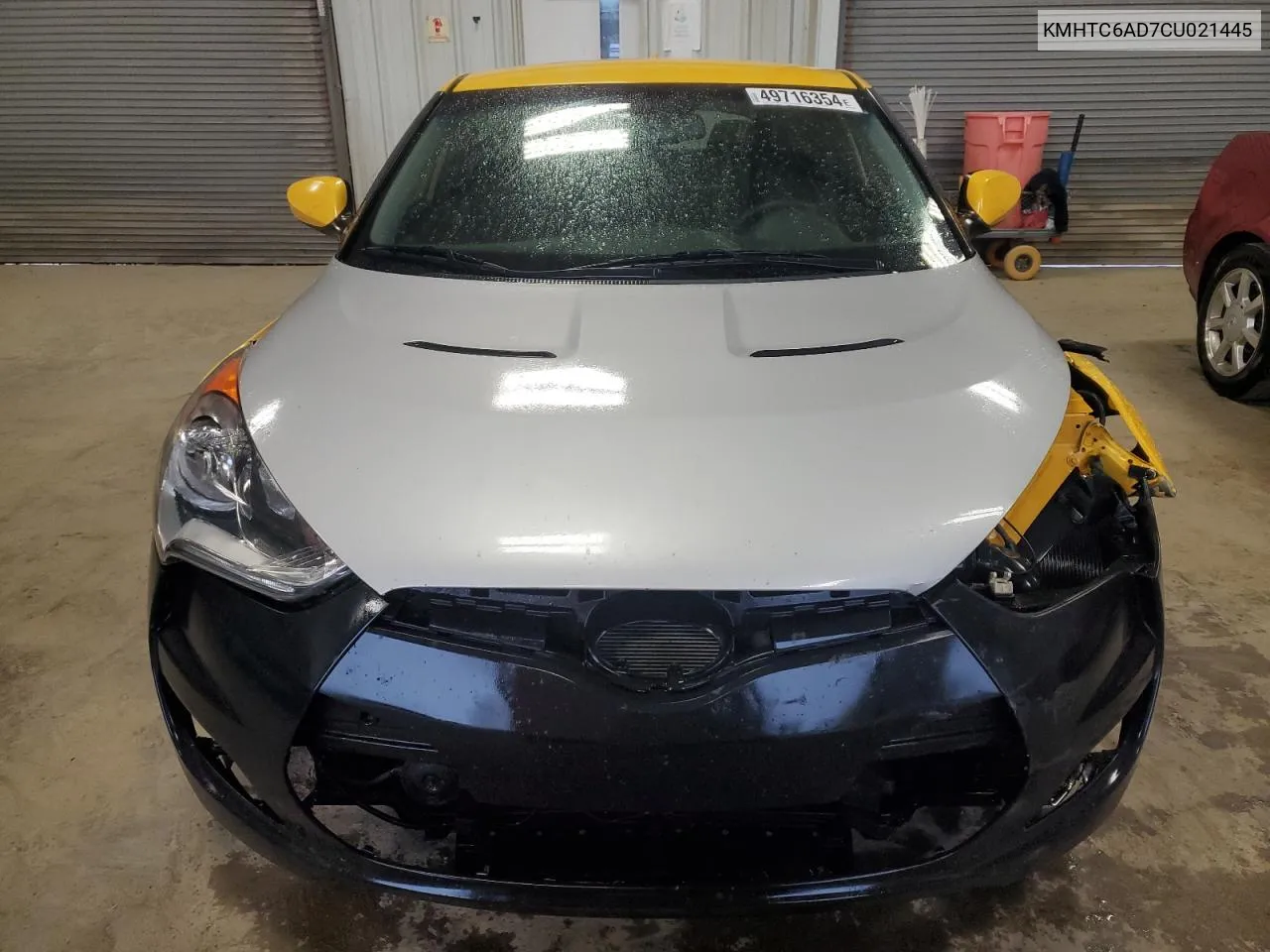 2012 Hyundai Veloster VIN: KMHTC6AD7CU021445 Lot: 49716354