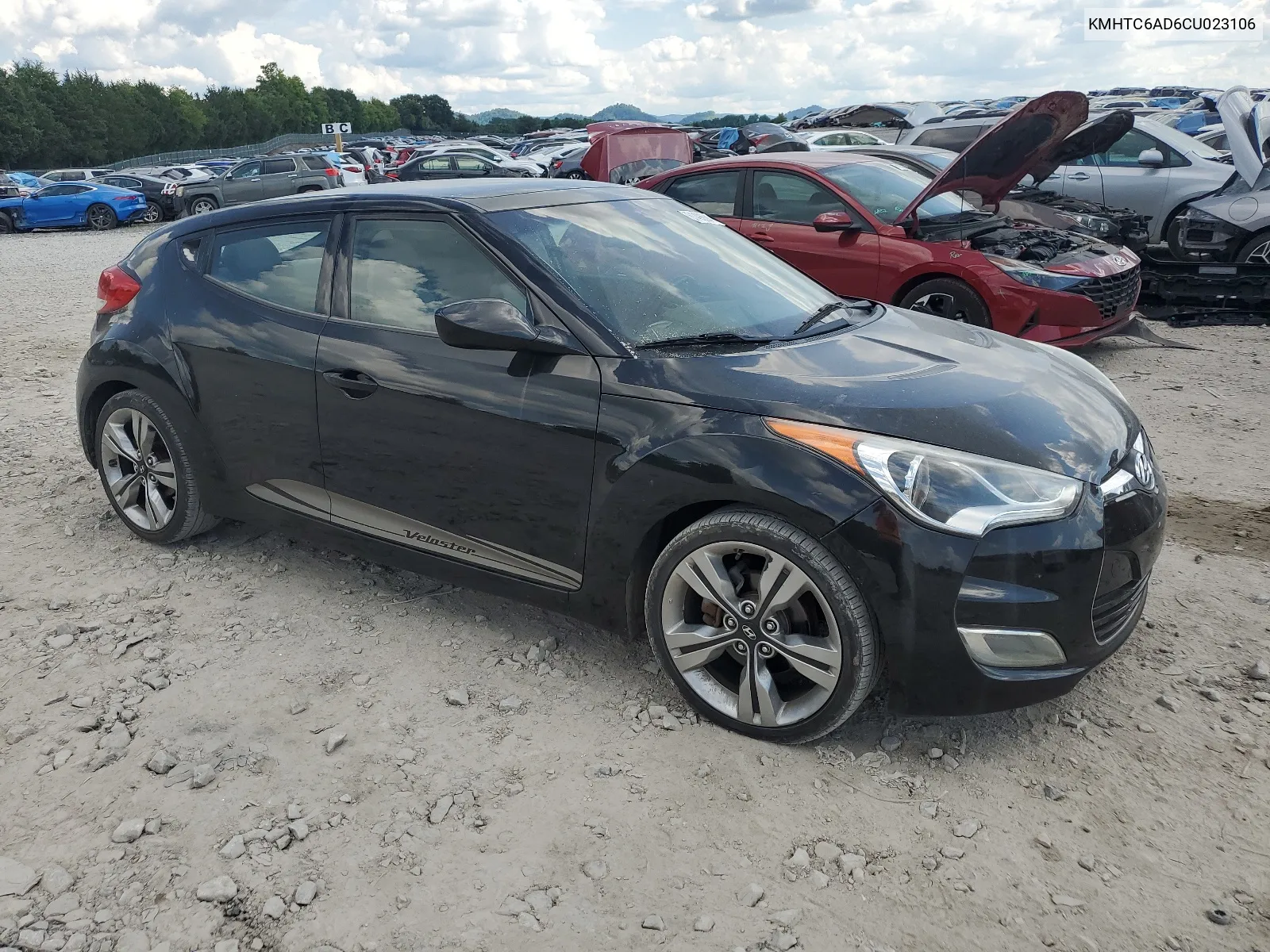 2012 Hyundai Veloster VIN: KMHTC6AD6CU023106 Lot: 61498694