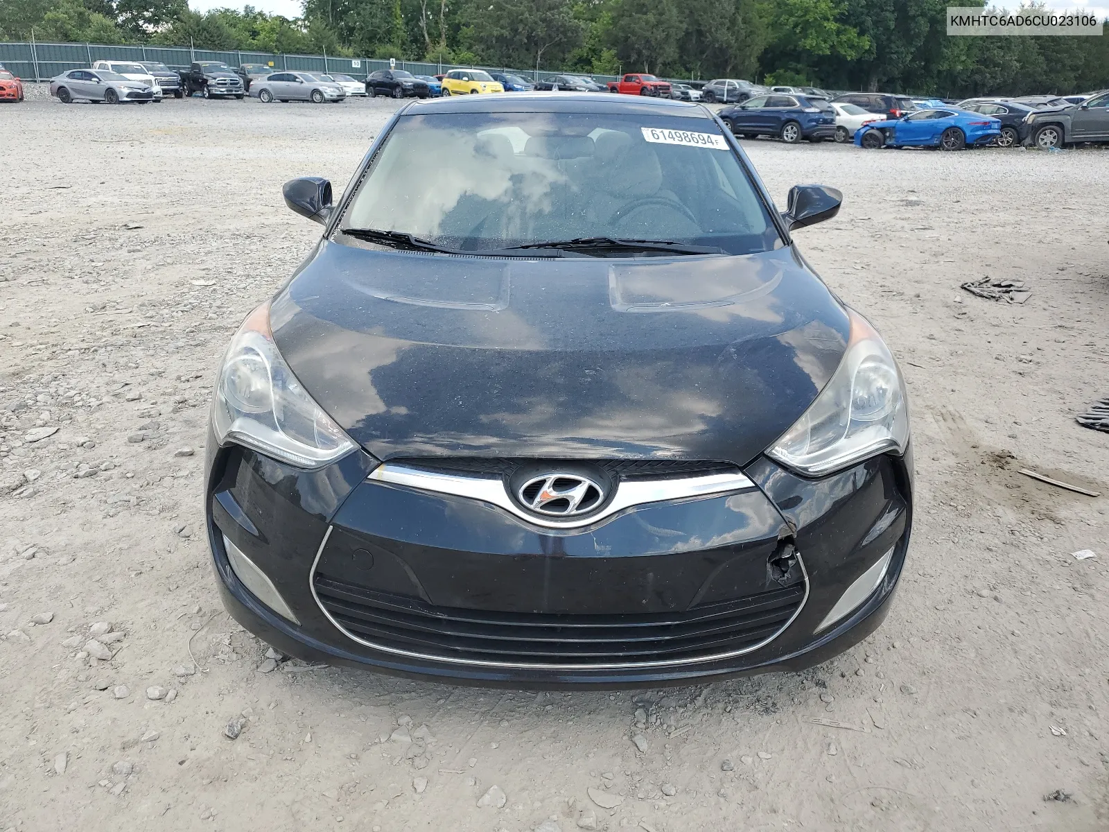 2012 Hyundai Veloster VIN: KMHTC6AD6CU023106 Lot: 61498694