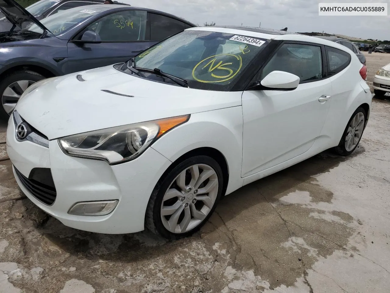 KMHTC6AD4CU055889 2012 Hyundai Veloster