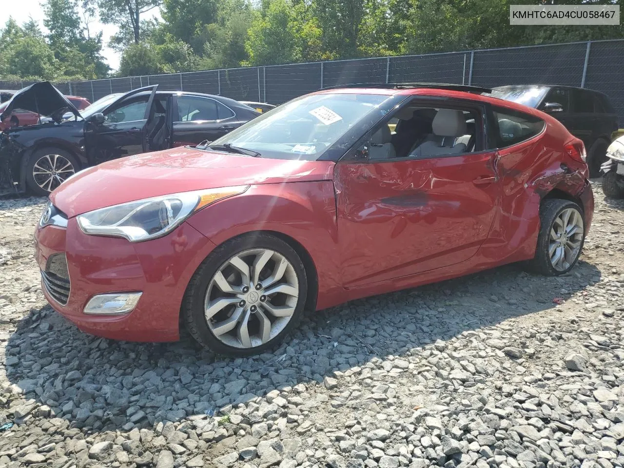 KMHTC6AD4CU058467 2012 Hyundai Veloster