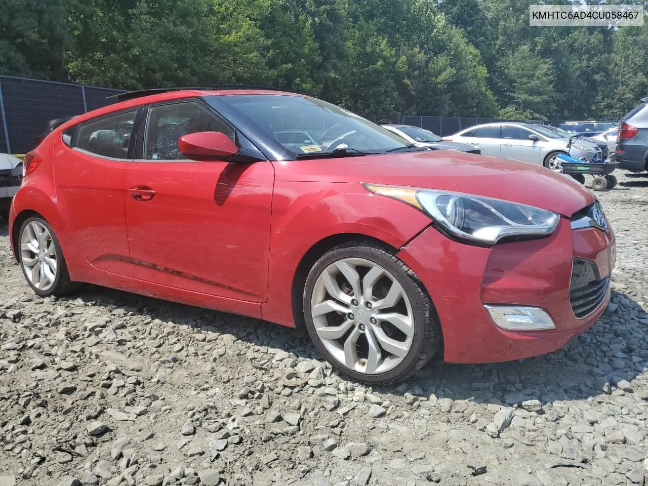 KMHTC6AD4CU058467 2012 Hyundai Veloster