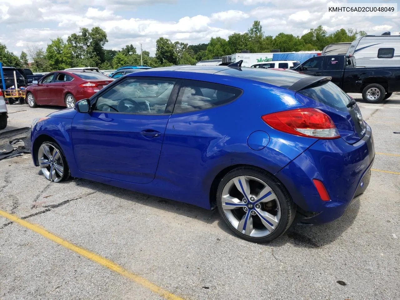 2012 Hyundai Veloster VIN: KMHTC6AD2CU048049 Lot: 63796274