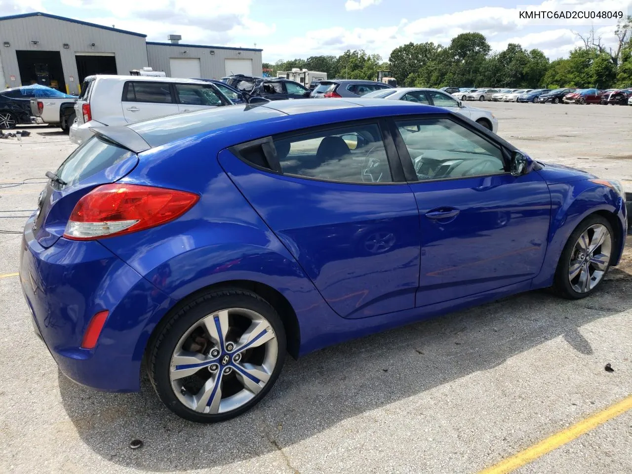 2012 Hyundai Veloster VIN: KMHTC6AD2CU048049 Lot: 63796274