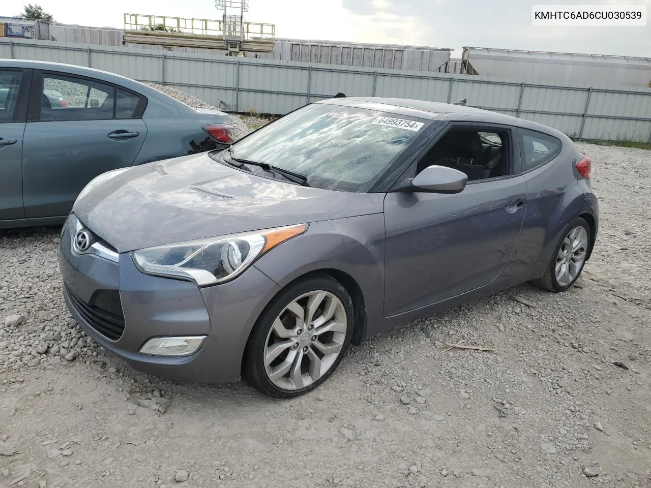 2012 Hyundai Veloster VIN: KMHTC6AD6CU030539 Lot: 64993754