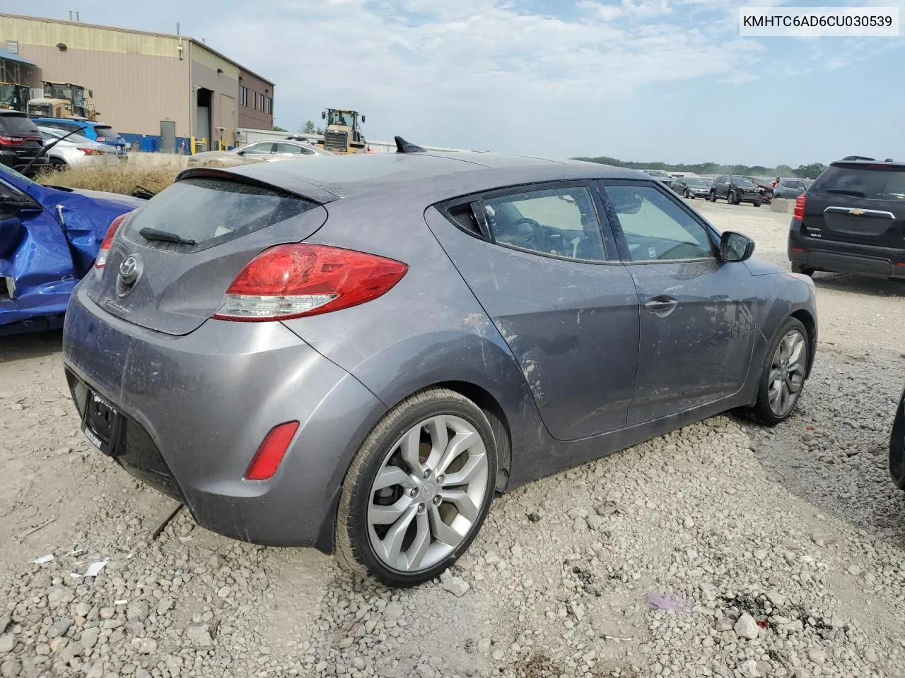 2012 Hyundai Veloster VIN: KMHTC6AD6CU030539 Lot: 64993754