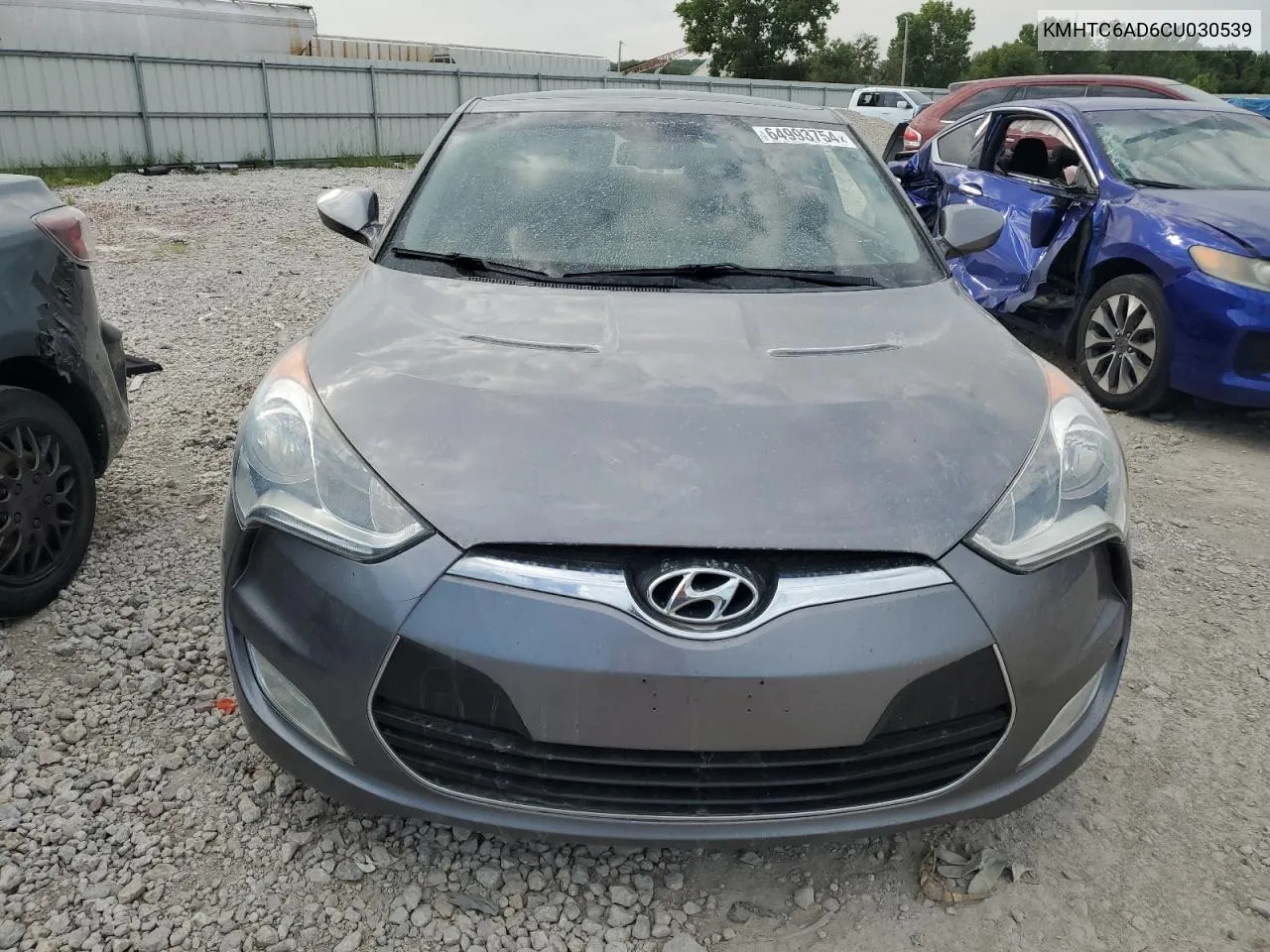 2012 Hyundai Veloster VIN: KMHTC6AD6CU030539 Lot: 64993754