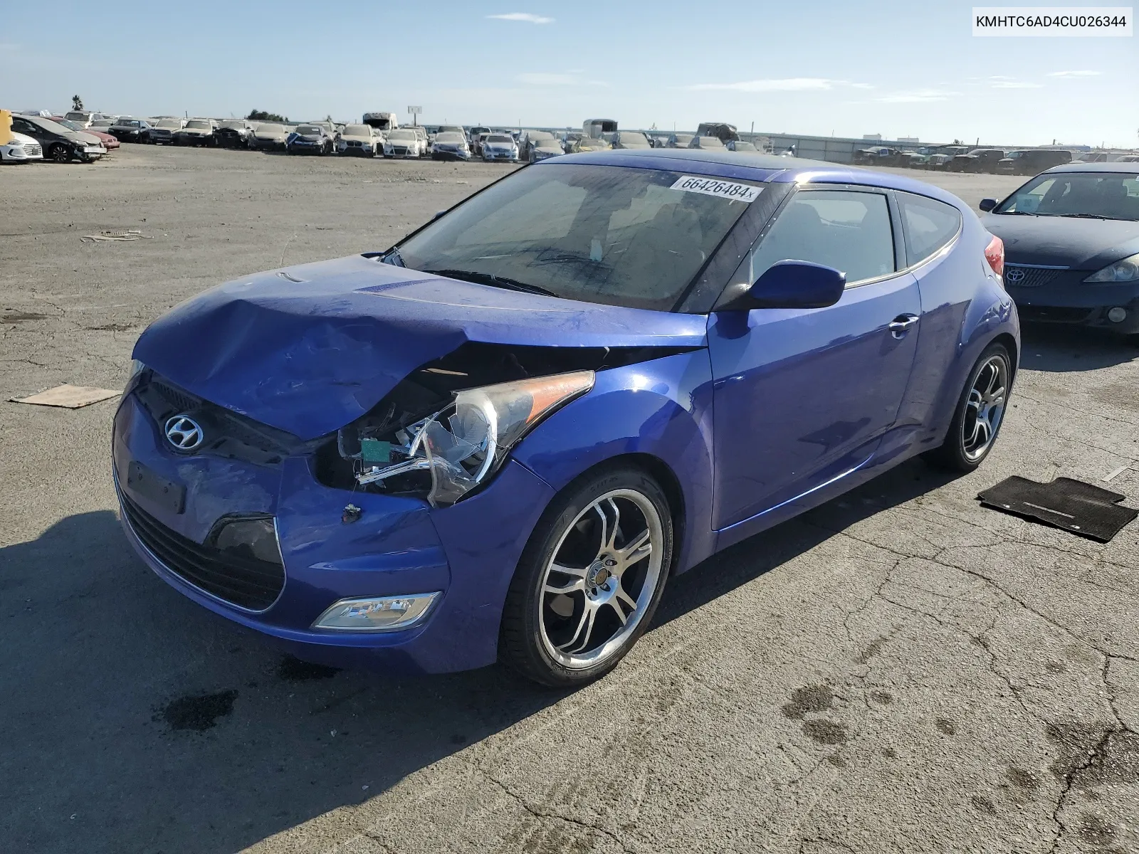 KMHTC6AD4CU026344 2012 Hyundai Veloster