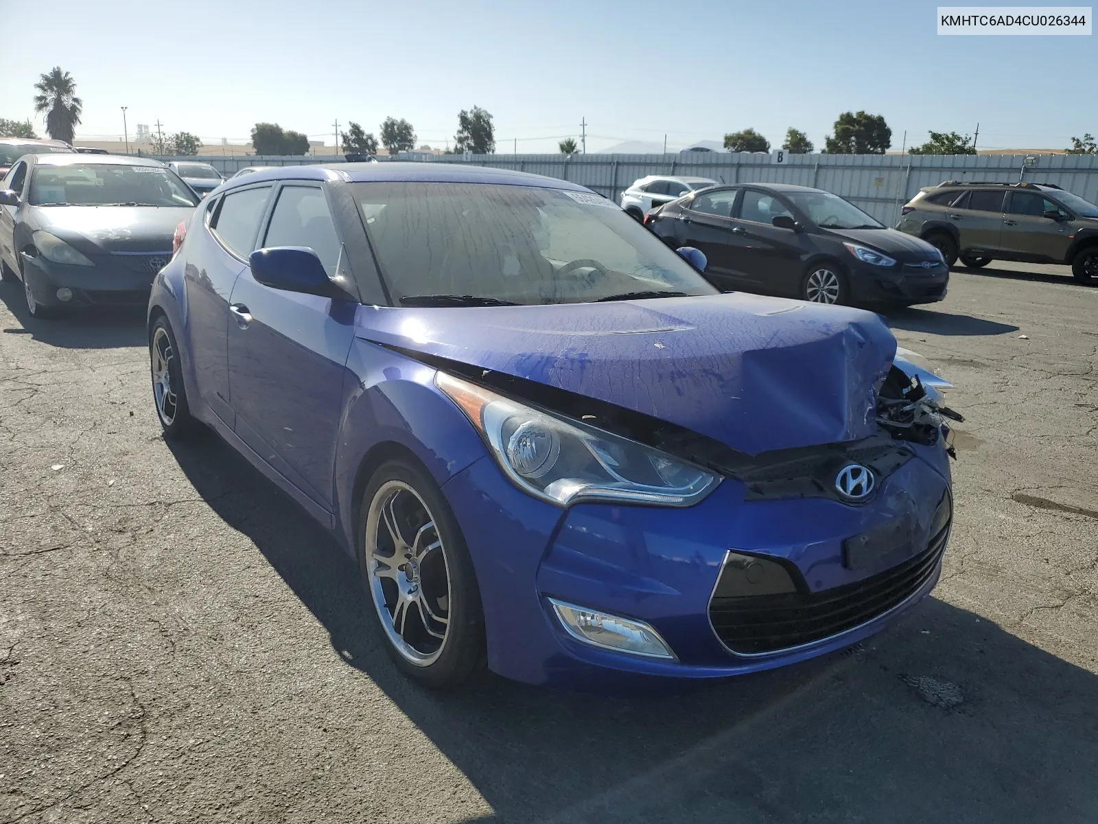 KMHTC6AD4CU026344 2012 Hyundai Veloster