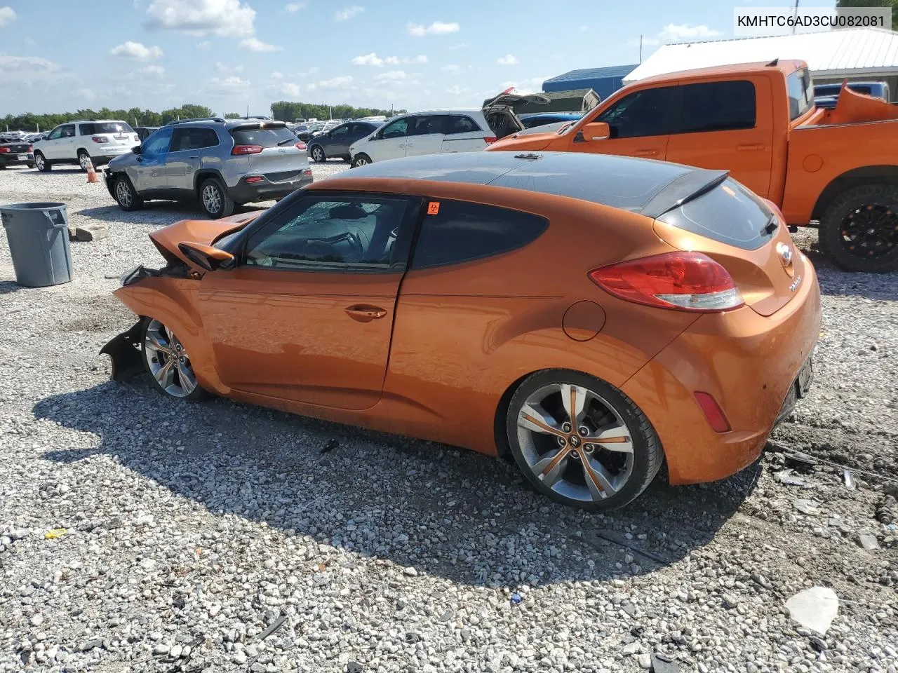 2012 Hyundai Veloster VIN: KMHTC6AD3CU082081 Lot: 66899174