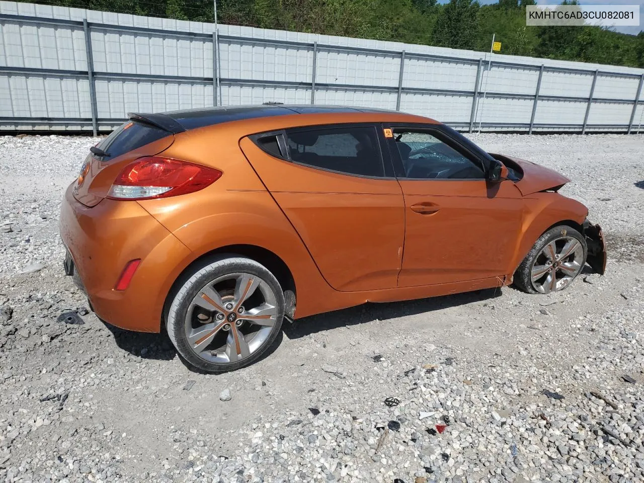 2012 Hyundai Veloster VIN: KMHTC6AD3CU082081 Lot: 66899174