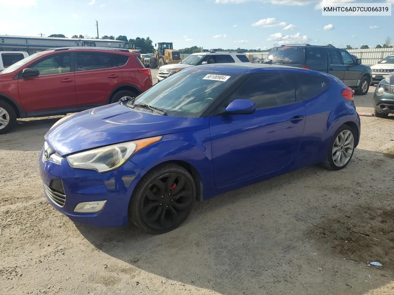 2012 Hyundai Veloster VIN: KMHTC6AD7CU066319 Lot: 68100904