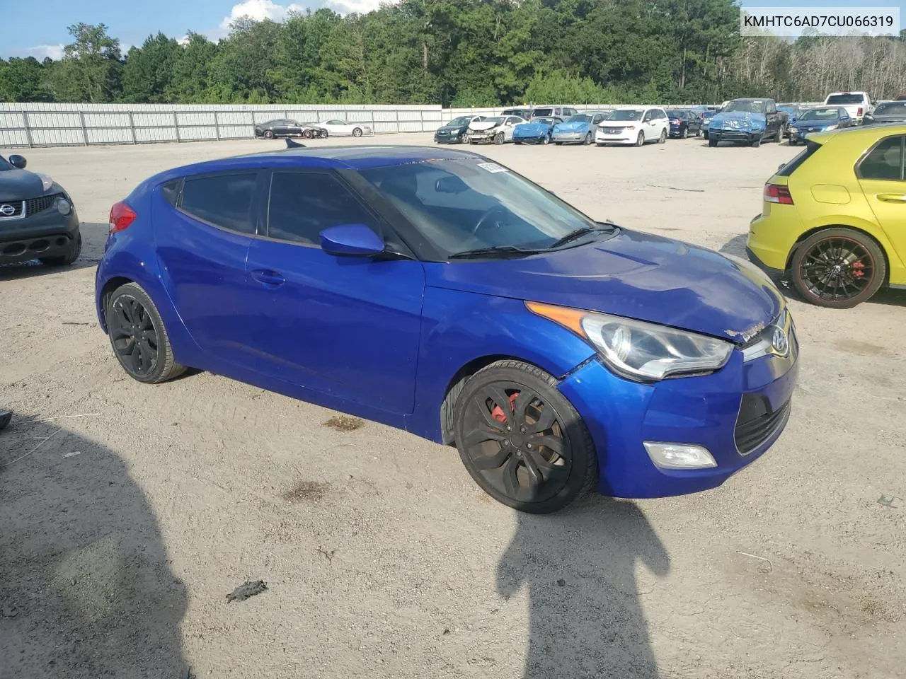 2012 Hyundai Veloster VIN: KMHTC6AD7CU066319 Lot: 68100904