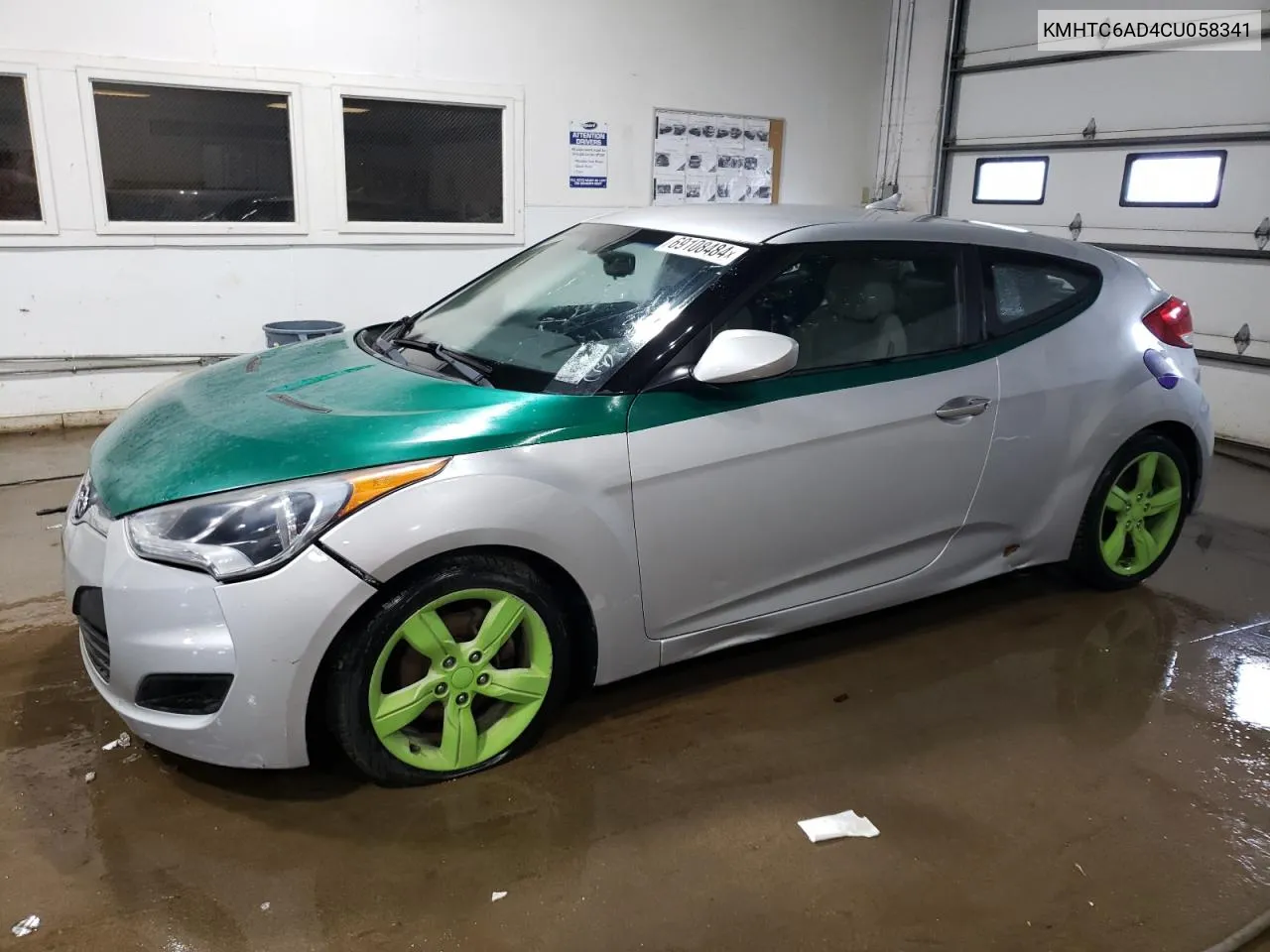 KMHTC6AD4CU058341 2012 Hyundai Veloster