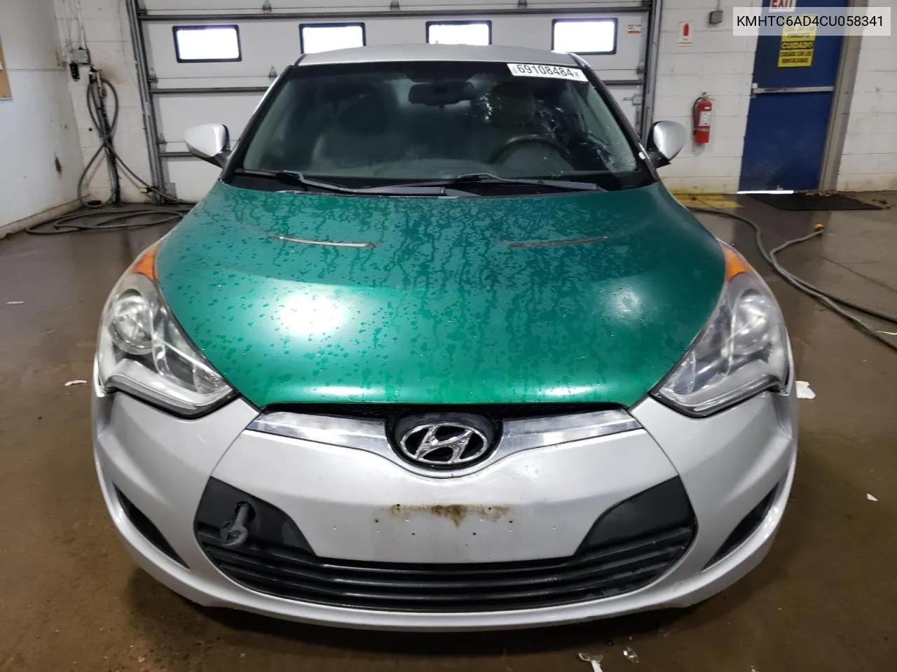 2012 Hyundai Veloster VIN: KMHTC6AD4CU058341 Lot: 69108484