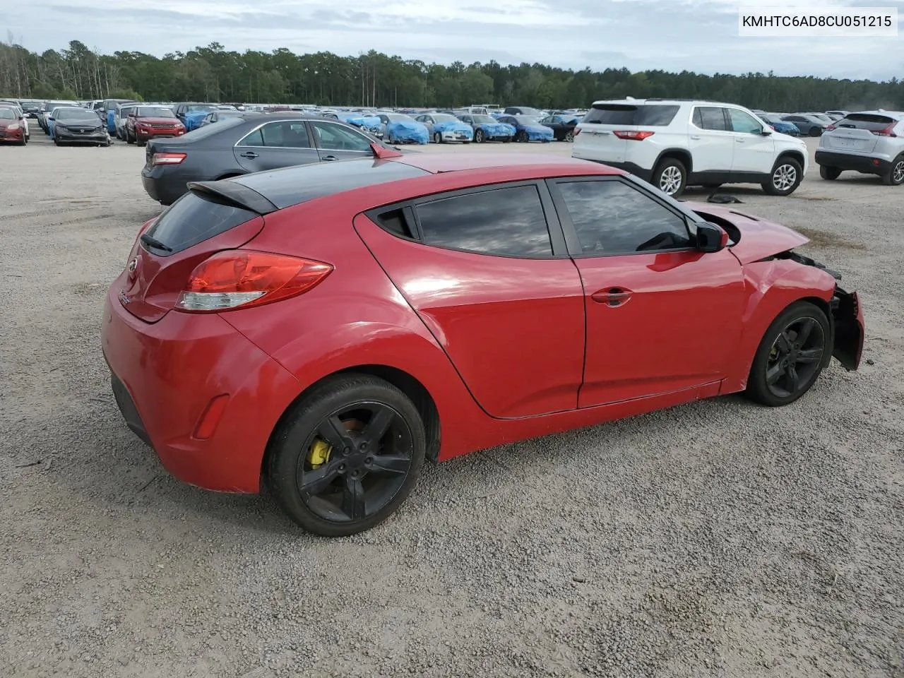 2012 Hyundai Veloster VIN: KMHTC6AD8CU051215 Lot: 70504994