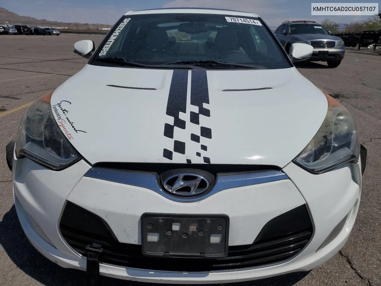 KMHTC6AD2CU057107 2012 Hyundai Veloster