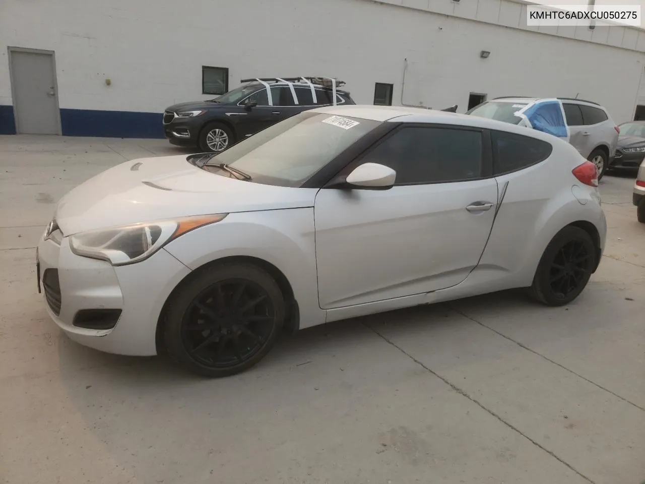 2012 Hyundai Veloster VIN: KMHTC6ADXCU050275 Lot: 71074584