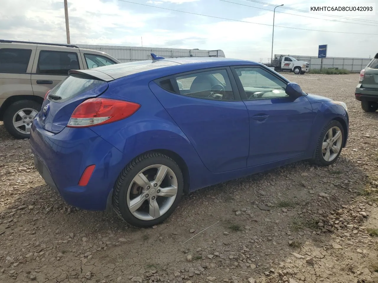 2012 Hyundai Veloster VIN: KMHTC6AD8CU042093 Lot: 71263784