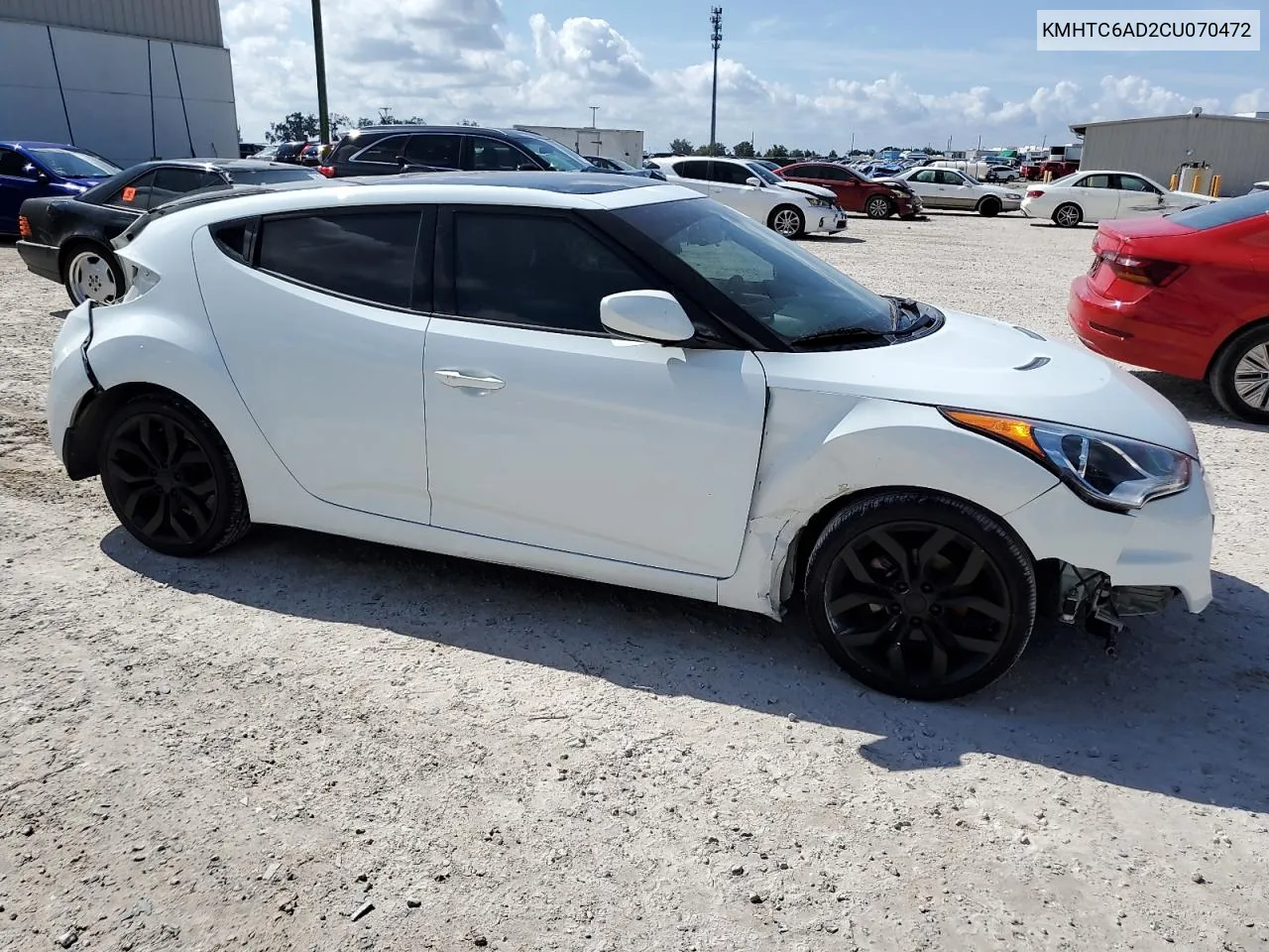 2012 Hyundai Veloster VIN: KMHTC6AD2CU070472 Lot: 71449064